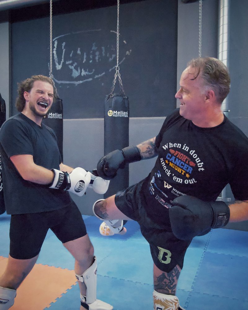 Kickbokstraining bij Meliani