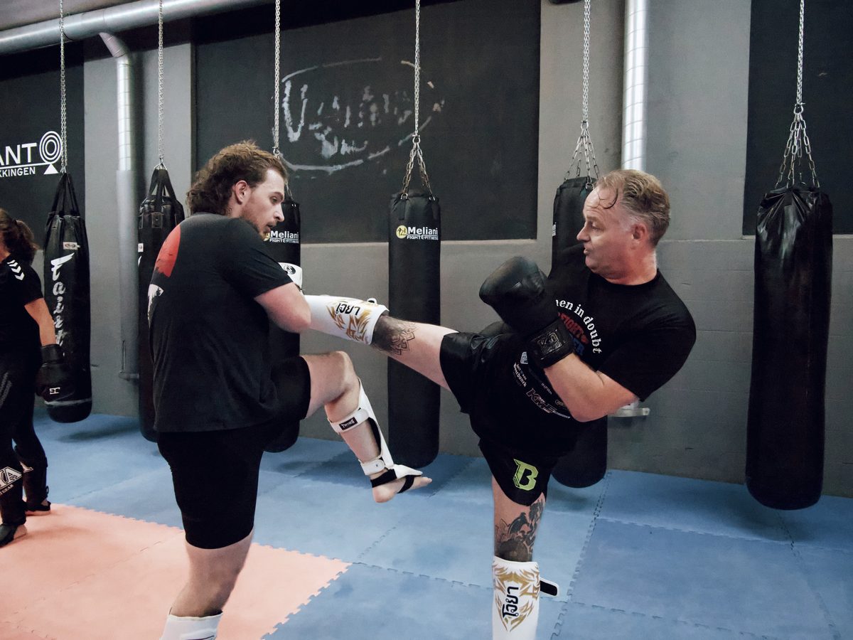 Recreatief kickboksen: sparren met de trainer